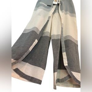 Boutique Wide Leg 100% Cotton Pants NWT